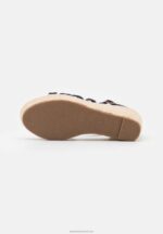 Z62T1453 Women Anna Field Platform Sandals Blue - Image 4