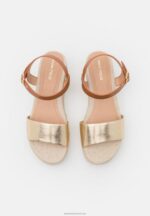 Z62T1456 Women Anna Field Comfort Espadrilles Gold - Image 6