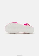 Z62T1457 Women Anna Field Platform Sandals Pink - Image 5
