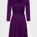 Z62T145 Women Anna Field Jersey Dress Purple