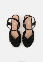 Z62T1460 Women Anna Field Platform Sandals Black - Image 6