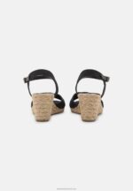 Z62T1461 Women Anna Field Wedge Sandals Black - Image 4