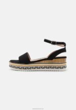 Z62T1462 Women Anna Field Platform Sandals Black - Image 2