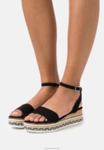 Z62T1462 Women Anna Field Platform Sandals Black