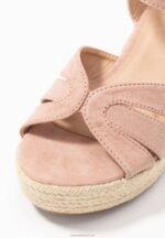 Z62T1463 Women Anna Field Platform Sandals Light Pink - Image 3