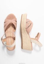 Z62T1463 Women Anna Field Platform Sandals Light Pink - Image 4