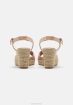 Z62T1465 Women Anna Field Platform Sandals Light Pink - Image 4