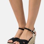 Z62T1467 Women Anna Field Platform Sandals Black