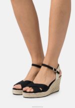 Z62T1467 Women Anna Field Platform Sandals Black