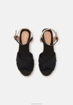 Z62T1467 Women Anna Field Platform Sandals Black - Image 6