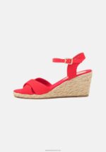 Z62T1468 Women Anna Field Wedge Sandals Red - Image 2
