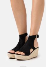Z62T1469 Women Anna Field Platform Sandals Black