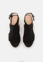 Z62T1469 Women Anna Field Platform Sandals Black - Image 6