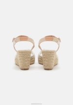Z62T1470 Women Anna Field Platform Sandals Beige - Image 4
