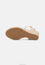 Z62T1470 Women Anna Field Platform Sandals Beige - Image 5
