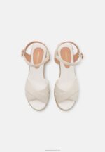 Z62T1470 Women Anna Field Platform Sandals Beige - Image 6
