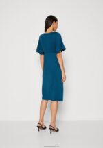 Z62T147 Women Anna Field Jersey Dress Blue - Image 3