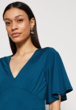 Z62T147 Women Anna Field Jersey Dress Blue - Image 6