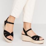 Z62T1480 Women Anna Field Platform Sandals Black