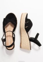 Z62T1480 Women Anna Field Platform Sandals Black - Image 4