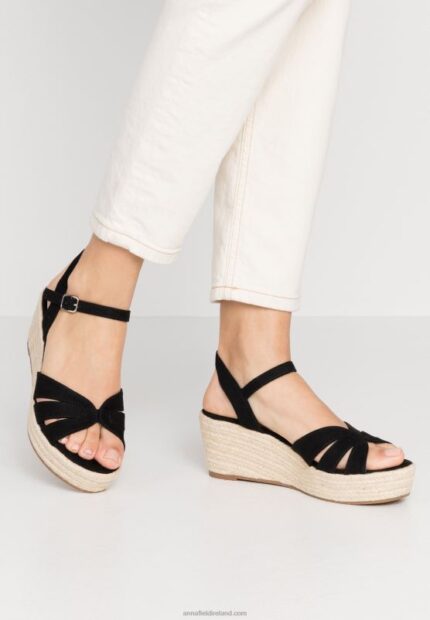 Z62T1480 Women Anna Field Platform Sandals Black