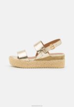 Z62T1481 Women Anna Field Espadrilles Gold - Image 2