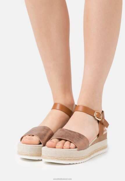 Z62T1483 Women Anna Field Comfort Espadrilles Bronze