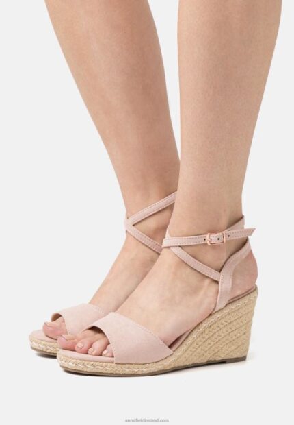 Z62T1484 Women Anna Field Espadrilles Light Pink