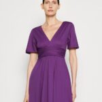 Z62T148 Women Anna Field Jersey Dress Purple