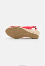 Z62T1490 Women Anna Field Wedge Sandals Red - Image 5