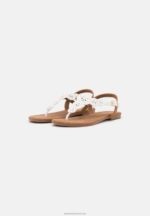 Z62T1496 Women Anna Field T-Bar Sandals White - Image 3