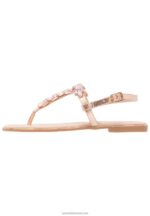 Z62T1497 Women Anna Field T-Bar Sandals Rose Gold - Image 2