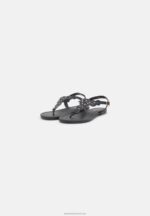 Z62T1498 Women Anna Field T-Bar Sandals Black - Image 3
