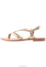 Z62T1499 Women Anna Field T-Bar Sandals Gold - Image 2