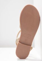 Z62T1499 Women Anna Field T-Bar Sandals Gold - Image 7