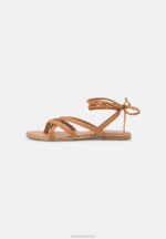 Z62T1501 Women Anna Field T-Bar Sandals Cognac - Image 2