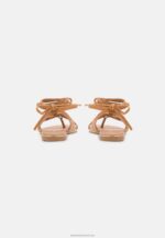 Z62T1501 Women Anna Field T-Bar Sandals Cognac - Image 4