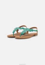 Z62T1502 Women Anna Field T-Bar Sandals Turquoise - Image 3