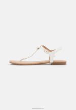 Z62T1505 Women Anna Field T-Bar Sandals White - Image 2