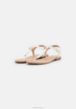 Z62T1505 Women Anna Field T-Bar Sandals White - Image 3