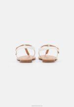Z62T1505 Women Anna Field T-Bar Sandals White - Image 4
