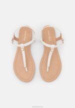 Z62T1505 Women Anna Field T-Bar Sandals White - Image 6