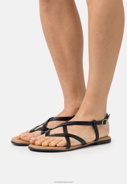 Z62T1506 Women Anna Field T-Bar Sandals Black