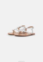 Z62T1507 Women Anna Field T-Bar Sandals Silver - Image 2