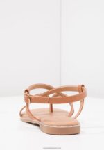 Z62T1508 Women Anna Field T-Bar Sandals Cognac - Image 5