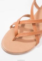 Z62T1508 Women Anna Field T-Bar Sandals Cognac - Image 7