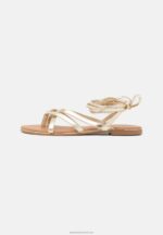 Z62T1509 Women Anna Field T-Bar Sandals Gold - Image 2