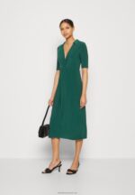 Z62T150 Women Anna Field Jersey Dress Green - Image 2