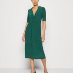 Z62T150 Women Anna Field Jersey Dress Green