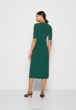 Z62T150 Women Anna Field Jersey Dress Green - Image 3